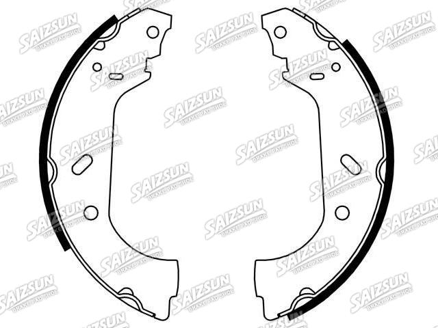 Zapata de freno Brake Shoe Set:4241.H7