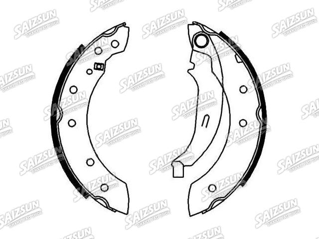 Zapata de freno Brake Shoe Set:77 01 203 983