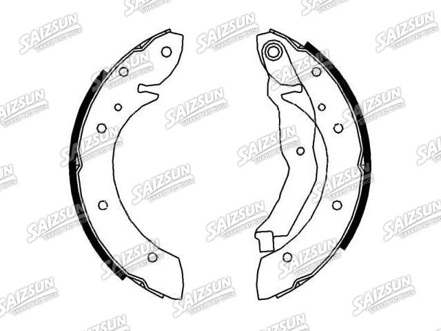 Zapata de freno Brake Shoe Set:77 01 204 884