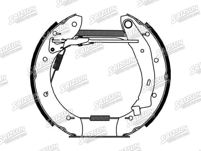 Zapata de freno Brake Shoe Set:60 25 370 302