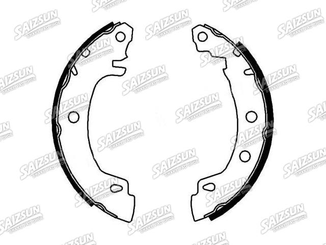 Zapata de freno Brake Shoe Set:77 01 204 836