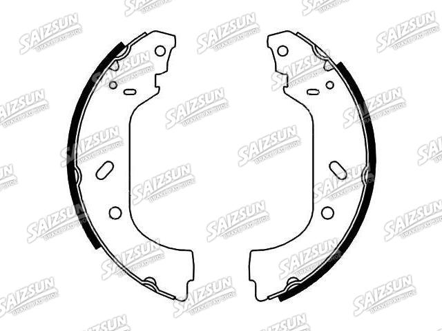 Zapata de freno Brake Shoe Set:4241.3G