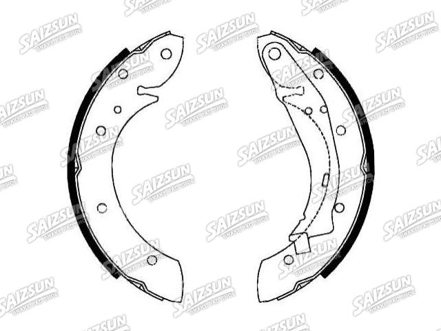 Zapata de freno Brake Shoe Set:4241.4J