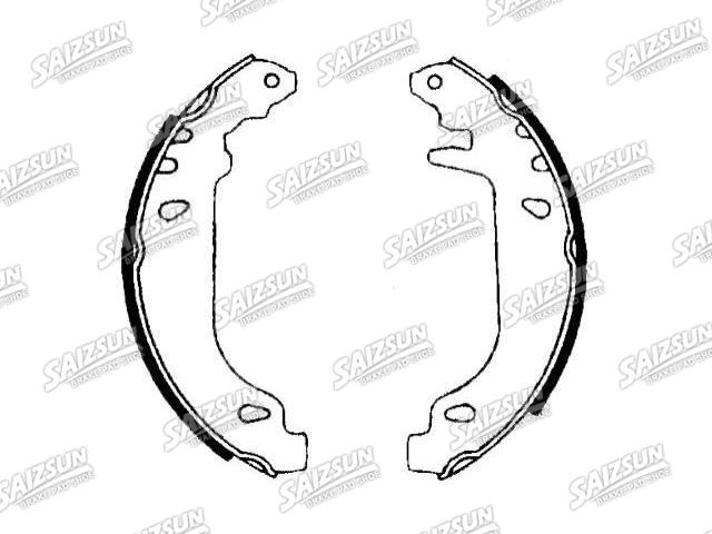 Zapata de freno Brake Shoe Set:4241.3L
