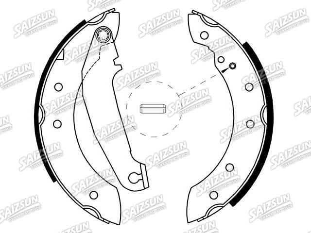 Zapata de freno Brake Shoe Set:063584