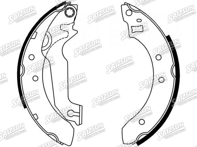 Zapata de freno Brake Shoe Set:1 613 131