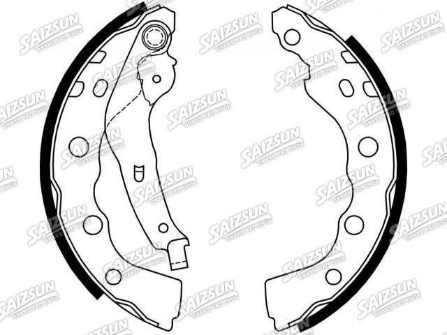 Zapata de freno Brake Shoe Set:MR249796