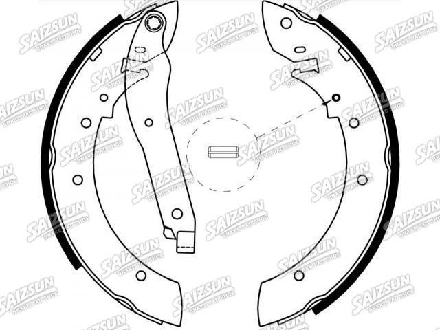 Zapata de freno Brake Shoe Set:4238.33