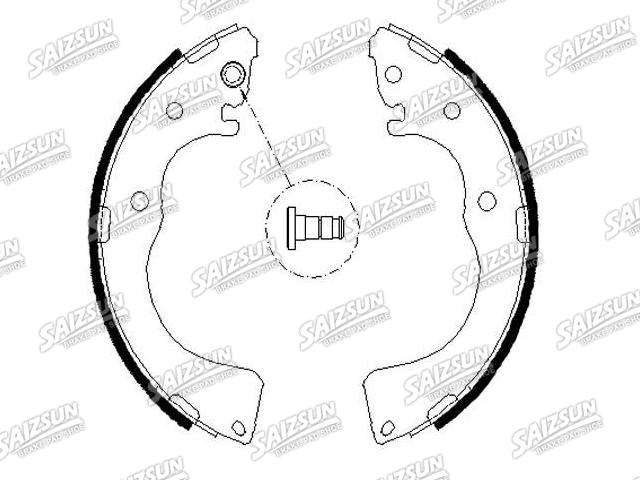 Zapata de freno Brake Shoe Set:LLY2-26-38ZB