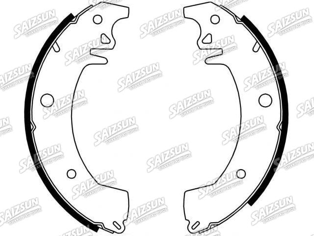 Zapata de freno Brake Shoe Set:77 01 201 530