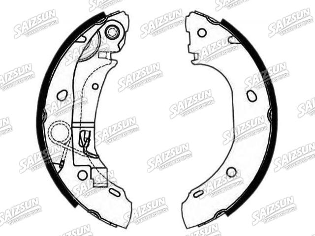 Zapata de freno Brake Shoe Set:77362286