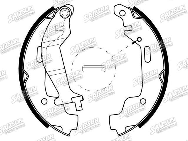 Zapata de freno Brake Shoe Set:9209090