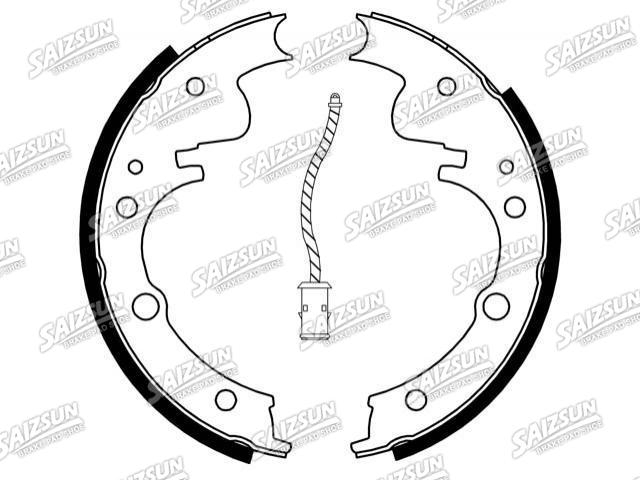 Zapata de freno Brake Shoe Set:1906151