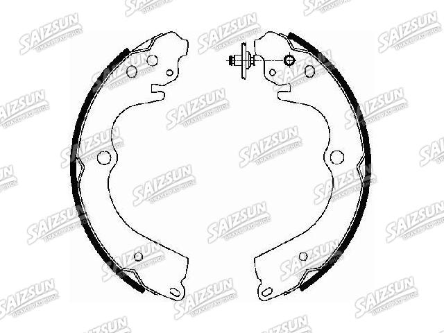 Zapata de freno Brake Shoe Set:26694-AE000