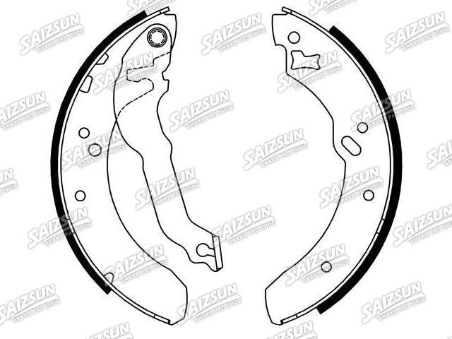 Zapata de freno Brake Shoe Set:1 638 304