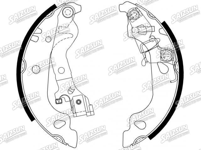 Zapata de freno Brake Shoe Set:77362295