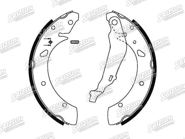 Zapata de freno Brake Shoe Set:04431-S1A-E60