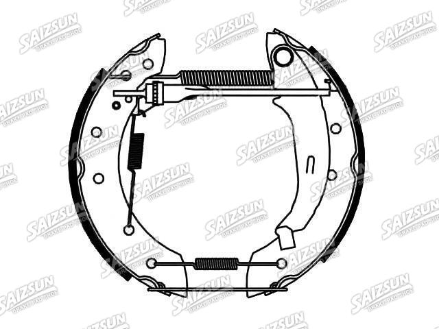 Zapata de freno Brake Shoe Set:4241.9F