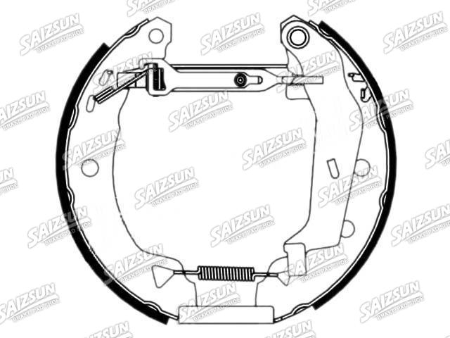 Zapata de freno Brake Shoe Set:77 01 205 103