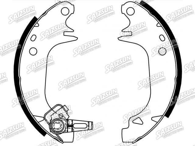 Zapata de freno Brake Shoe Set:77 01 201 679