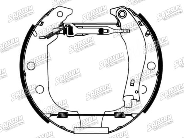 Zapata de freno Brake Shoe Set:4241.6E