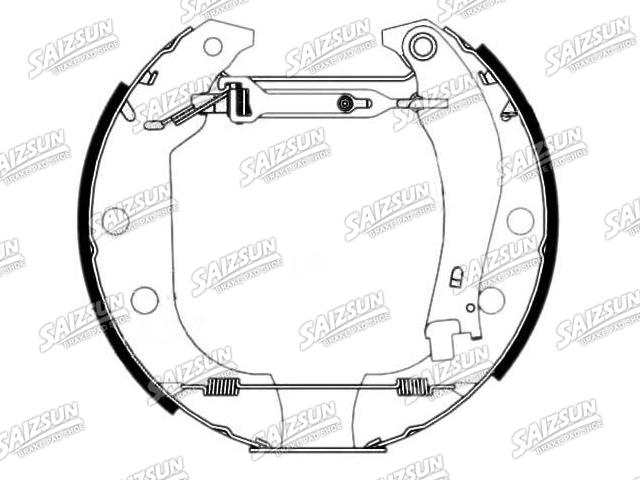 Zapata de freno Brake Shoe Set:4241.6N