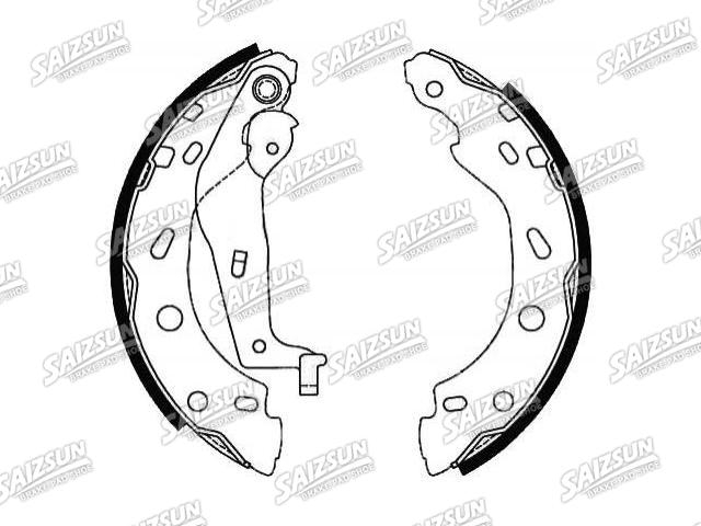 Zapata de freno Brake Shoe Set:451 423 01 08