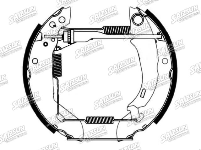Zapata de freno Brake Shoe Set:4241.7V