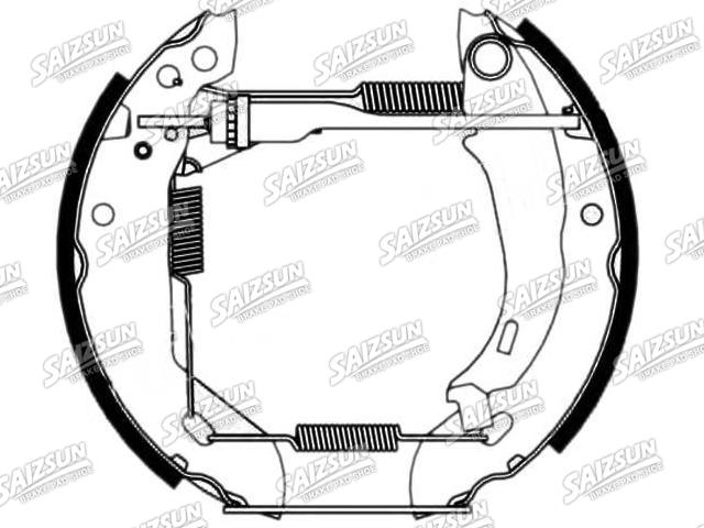 Zapata de freno Brake Shoe Set:4241.7H