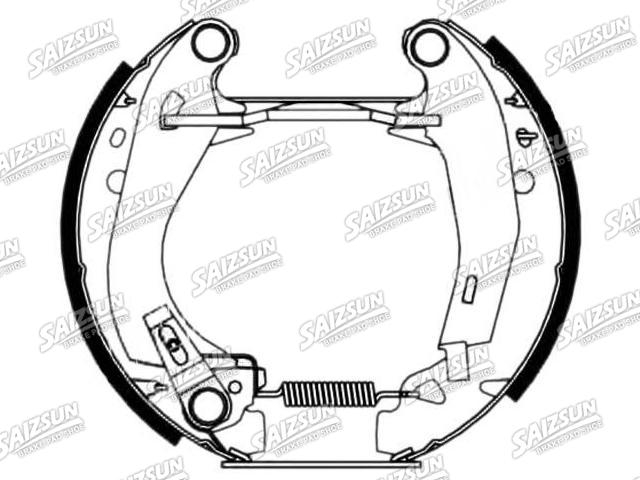 Zapata de freno Brake Shoe Set:4241.6C