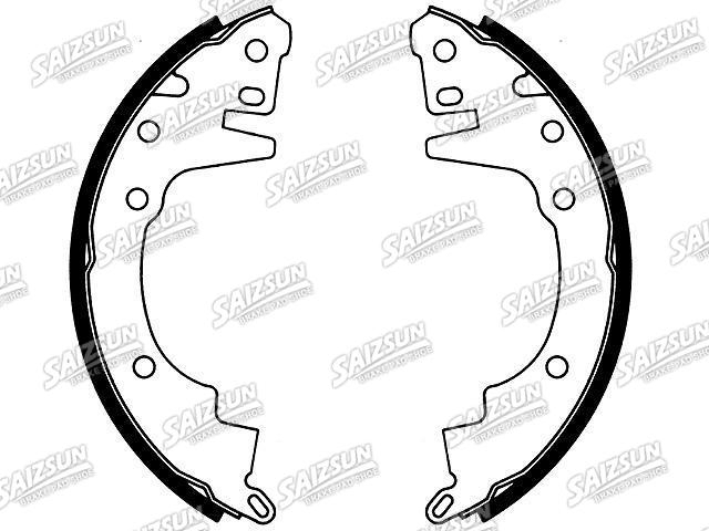 Zapata de freno Brake Shoe Set:MB151244