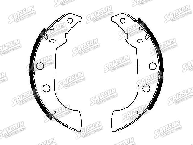 Zapata de freno Brake Shoe Set:4241.55