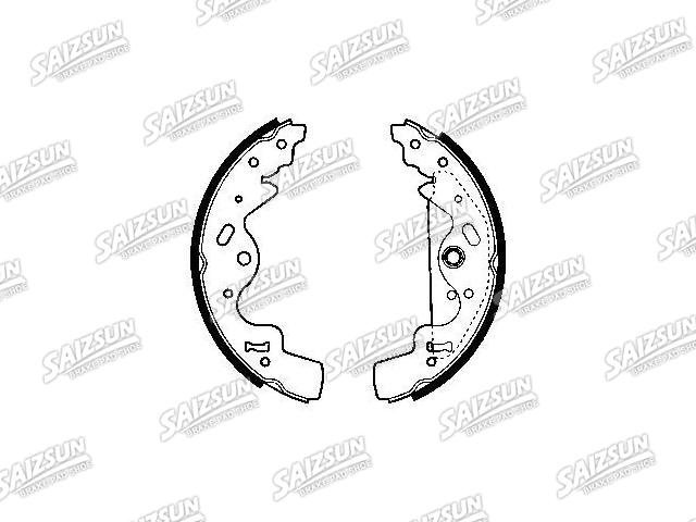 Zapata de freno Brake Shoe Set:SFS000030