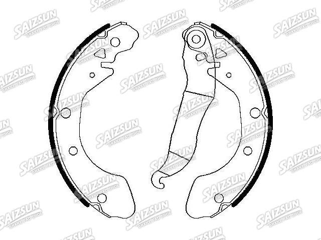 Zapata de freno Brake Shoe Set:96349066