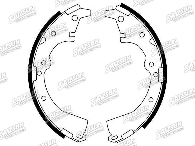 Zapata de freno Brake Shoe Set:04495-42060