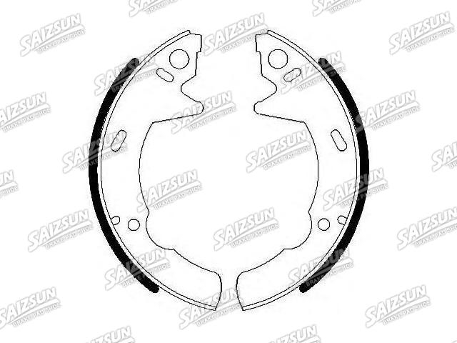 Zapata de freno Brake Shoe Set:E6DZ-2200-A