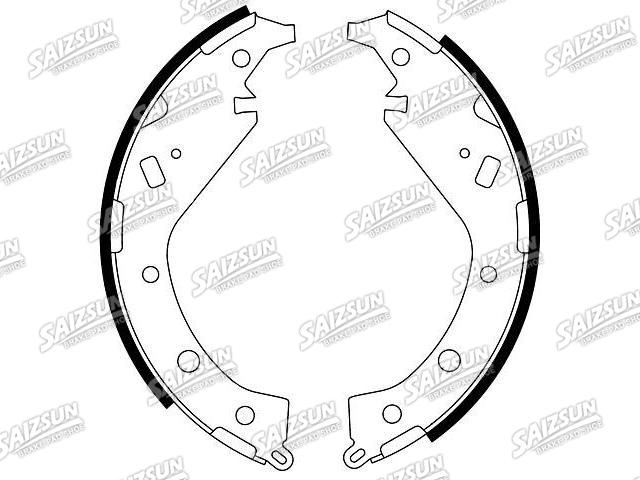 Zapata de freno Brake Shoe Set:04495-42050