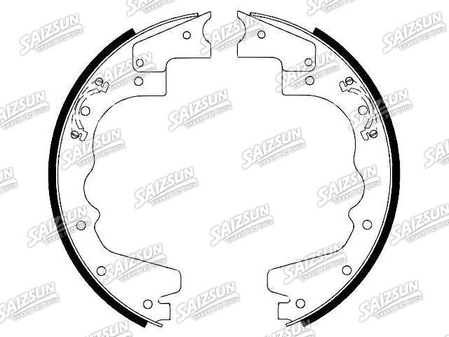 Zapata de freno Brake Shoe Set:4C4Z-2007-NA