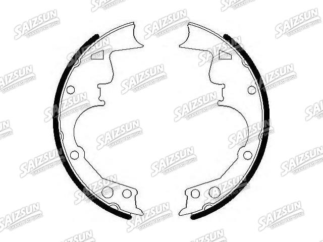 Zapata de freno Brake Shoe Set:12300219