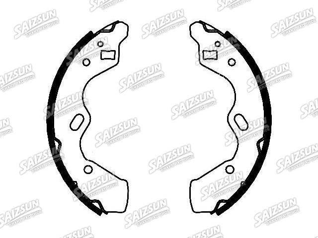 Zapata de freno Brake Shoe Set:F4BZ-2200-A