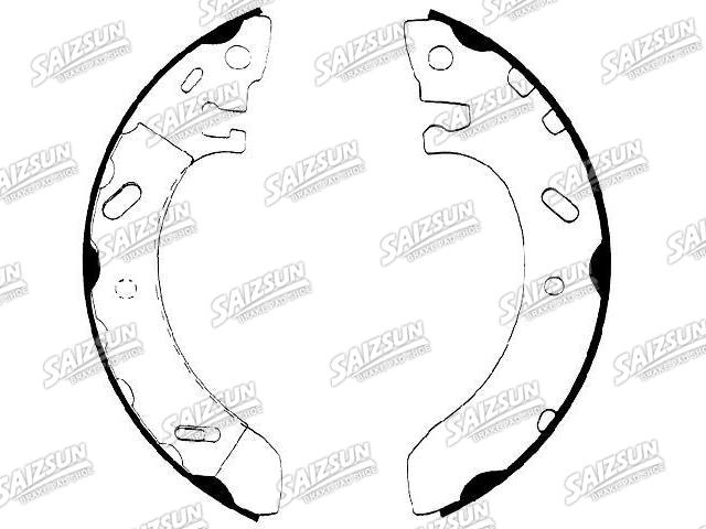 Zapata de freno Brake Shoe Set:4864304