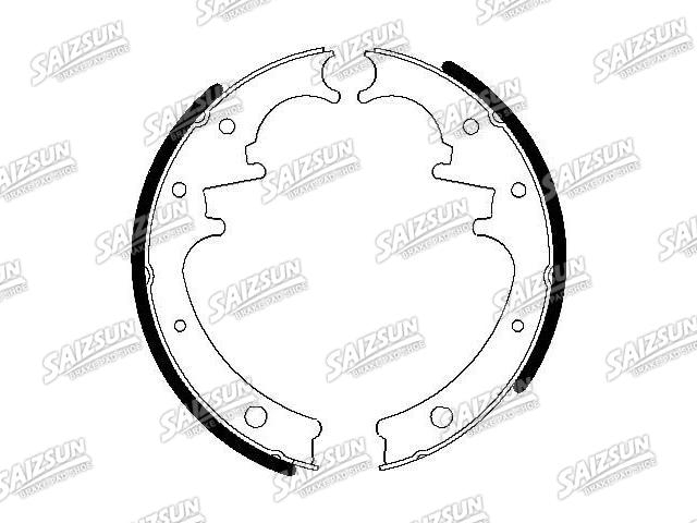 Zapata de freno Brake Shoe Set:D9AZ-2200-A