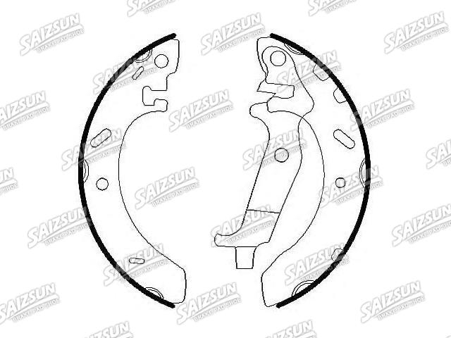 Zapata de freno Brake Shoe Set:4797144