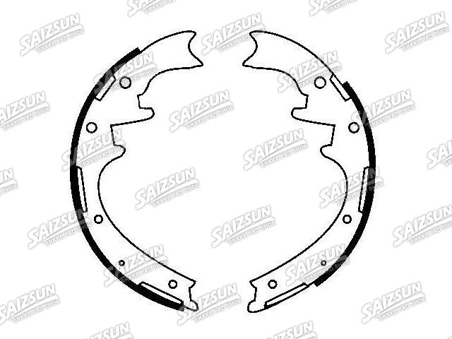 Zapata de freno Brake Shoe Set:ZZM5-26-310