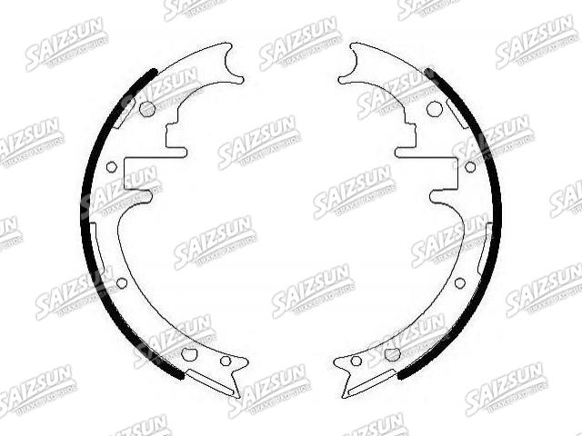 Zapata de freno Brake Shoe Set:E9TZ 2200 B