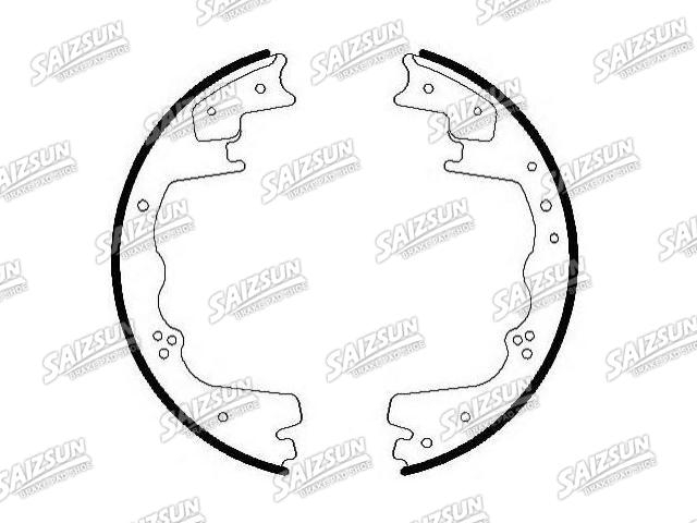 Zapata de freno Brake Shoe Set:F7TZ-2200-DA