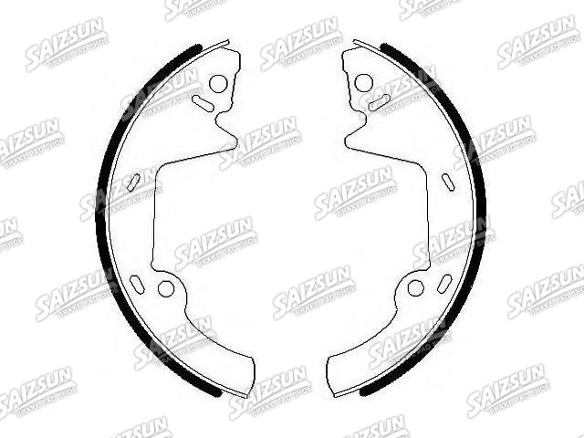 Zapata de freno Brake Shoe Set:E6DZ-2200-B
