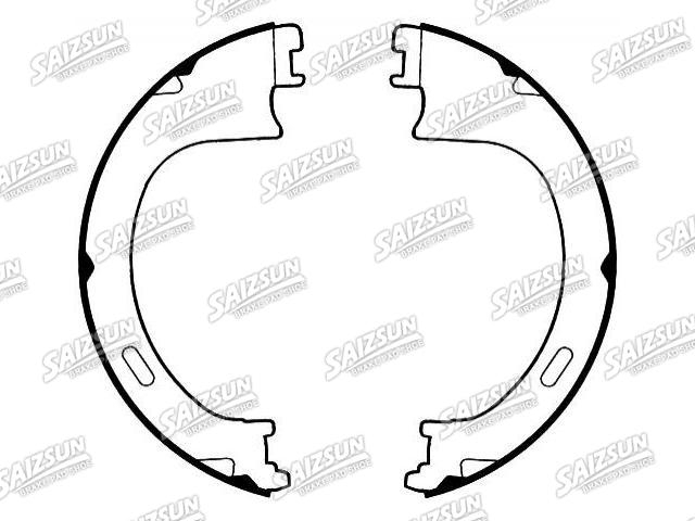 Zapata de freno Brake Shoe Set:F85Z-2648-AA
