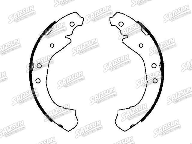 Zapata de freno Brake Shoe Set:12510025
