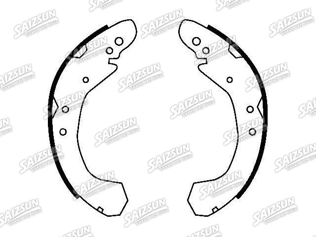 Zapata de freno Brake Shoe Set:12510022